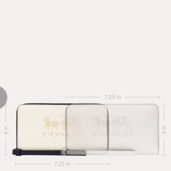 New Coach Colorblock Wristlet Wallet - Picture 2 of 5